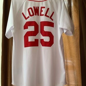 Men’s Majestic Red Sox Jersey Mike Lowell